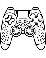 a controller, illustration line art vector