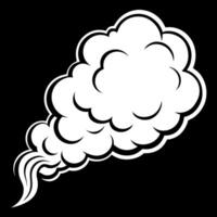 blurred smoke on black background realistic smoke on floor for overlay different projects design vector