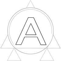 design a minimalistic, modern logo centered around the letter a use clean lines and geometric vector