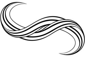 design asymmetrical, flowing lines that twist and fold in unexpected directions, vector