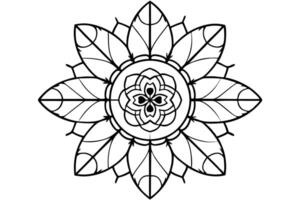 a mandala with an owl silhouette, featuring intricate feather patterns, illustration line vector