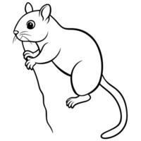 hamster climbing though not typical climbers, badgers can ascend small obstacles, often with vector