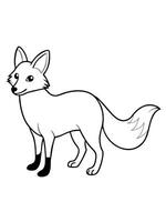 small and agile, foxes are known for their pointed ears and bushy tails they are highly adaptable vector
