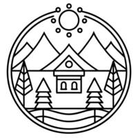 logo for a project in which craftsmen from siberia participate, exhibiting products of their own vector