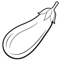 3d-rendering-of-dynamic-eggplant-with-white-background, illustration line art vector