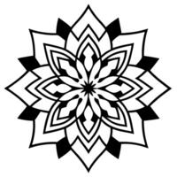 3d rendering of dynamic and modern ornament decorative pattern in oriental style mandala design vector