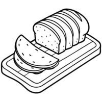 artisanal shot of a gluten - free sourdough loaf, freshly sliced, with a beautifully scored crust vector