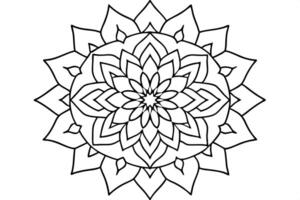 a mandala inspired by the patterns of islamic art, using intricate geometric shapes and symmetry, vector