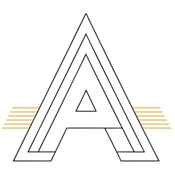 design a minimalistic, modern logo centered around the letter a use clean lines and geometric vector