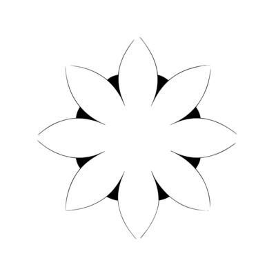 use negative space to give the design room to breathe, maintaining visual clarity, mandala smooth