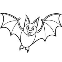 bat vampire flying in the air with wings isolated on clear background, halloween festive vector