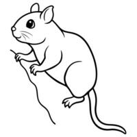 hamster climbing though not typical climbers, badgers can ascend small obstacles, often with vector
