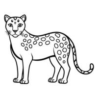 a black and white line art coloring page of an intricate design featuring the head, full body, a vector
