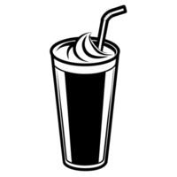 3d rendering of dynamic juice silhouette beautiful line art, illustration line art vector