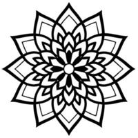 3d rendering of dynamic and modern ornament decorative pattern in oriental style mandala flower vector