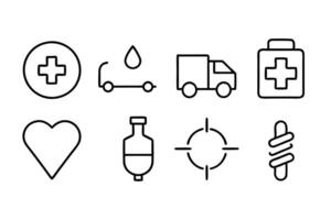 45 medical care thin-minimalist line icons , clean and smooth path , in a white background, vector