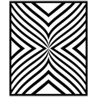 abstract line illusion panel, illustration line art vector