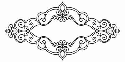 100 perfect mirroring symmetrical, hand-drawn ottoman ornament, text divider, swirls in a single vector