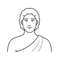 mythology, illustration line art vector