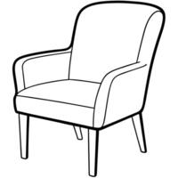 chair, illustration line art vector