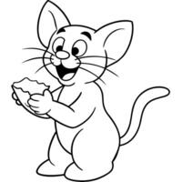 a format image for illustrator design showcaing jerry from tom and jerry cartoon holding a vector