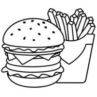 burger, hamburger, food, cheeseburger, cheese, beef, meat, bread, sandwich, lettuce, fast, bun, vector