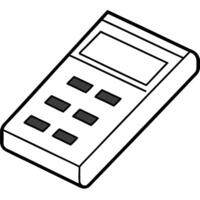 calculator, illustration line art vector
