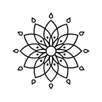 focus on creating a design that encourages mindfulness and concentration, suitable for use in vector