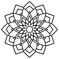 3d rendering of dynamic and modern round ornament decorative pattern in oriental style mandala vector