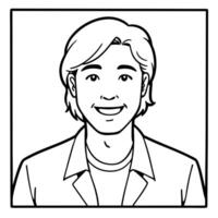 good mood, illustration line art vector