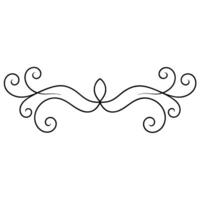 scrollwork dividers incorporate scrollwork elements with finely detailed curls and loops, vector