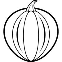 3d rendering of dynamic pumpkin seeds silhouette beautiful line art, illustration line art vector