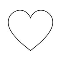heart, illustration line art vector