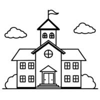 elementary, illustration line art vector