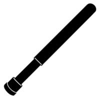 an image of relay baton silhouette with a white background, illustration line art vector