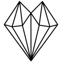 lapis lazuli gemstones, illustration line art vector
