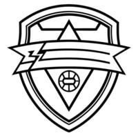 The logo for the basketball team is shown vector