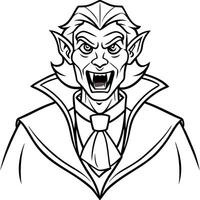 Dracula coloring pages free printable coloring pages vector