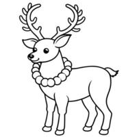 Free printable christmas coloring pages for kids vector