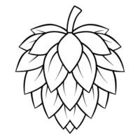 hops, illustration line art vector