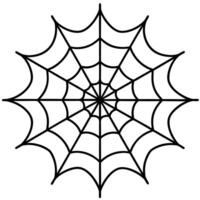 Spider web coloring pages vector