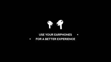 headphone using suggestion and guideline animaton video