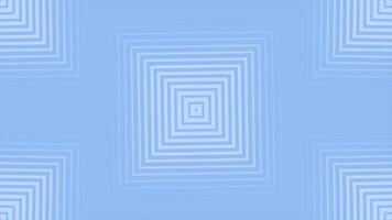 Royal blue color futuristic repeating squares loop able geometrical background video