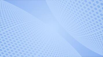 Royal blue color hexagonal shapes tile slowly moving modern and seamless futuristic background for business purpose video