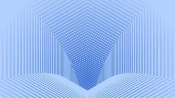 Royal Blue color modern and futuristic flying through hexagonal tunnel loop able background video