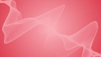 Red color wavy diagonal lines modern futuristic abstract design Wiggling loop able background video