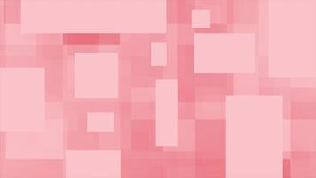 Red abstract geometric square shapes modern background, square shapes loop able geometrical background video