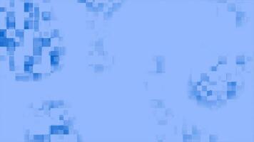 Royal blue color complex squares pattern abstract design technology loop able modern background video