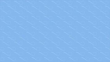 Royal blue color spinning infinity sign simple and elegant geometrical loop able background video