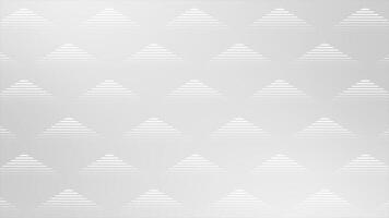 White and Black color simple and elegant parallel lines in triangular shapes modern design geometrical loop able background video